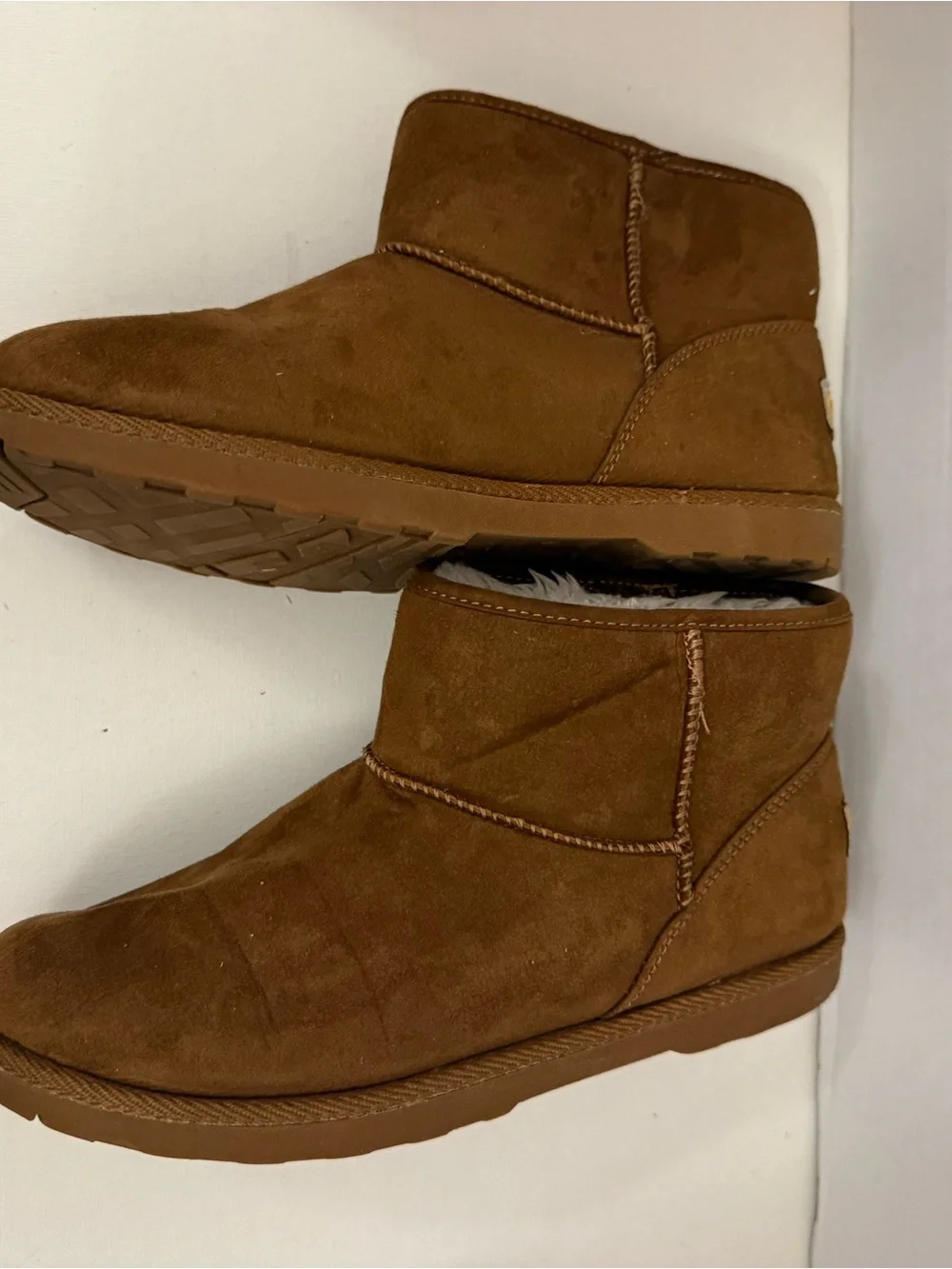 Makalu Kids Cozy Brown Faux-Shearling Winter Boots